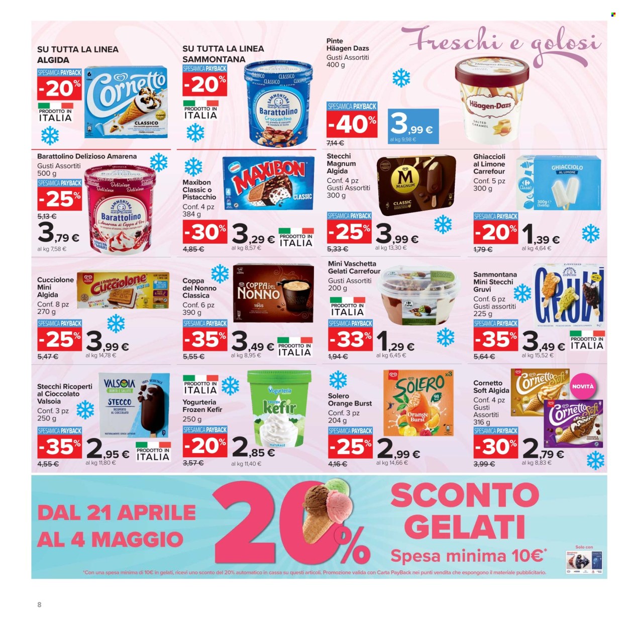 Volantino Carrefour - 21/4/2026 - 4/5/2026. Pagina 8