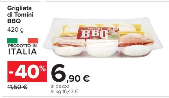 Grigliata di Tomini BBQ