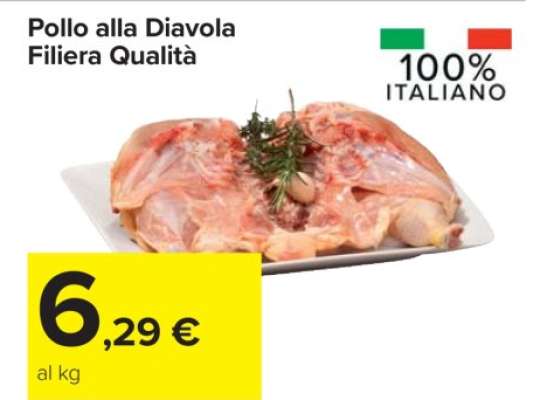 Pollo alla Diavola Filiera Qualità