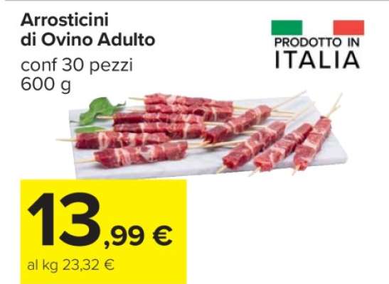 Arrosticini di Ovino Adulto