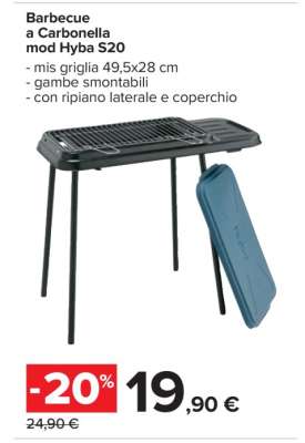 Barbecue a Carbonella Mod. Hyba S20