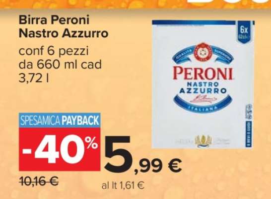Birra Peroni Nastro Azzurro