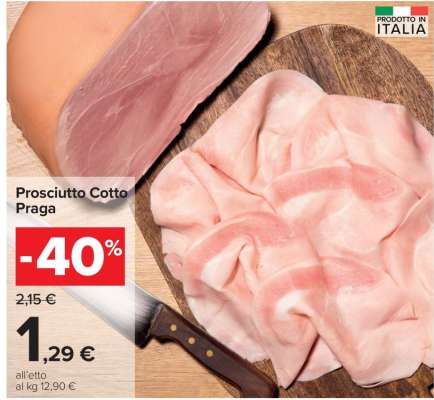 Prosciutto cotto Praga