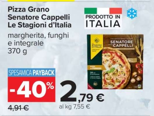 Pizza Grano Senatore Cappelli Le Stagioni d’Italia