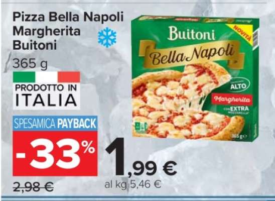 Pizza Bella Napoli Margherita Buitoni