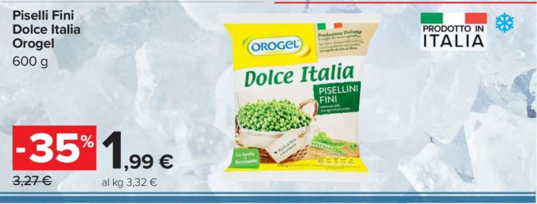 Piselli Fini Dolce Italia Orogel