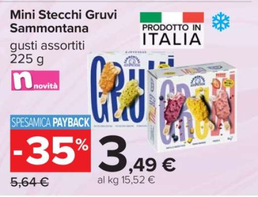 Mini Stecchi Gruvi Sammontana