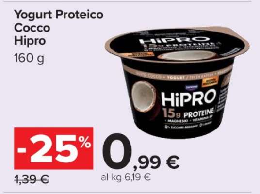 Yogurt Proteico Cocco Hipro