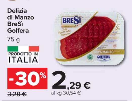 Delizia di Manzo Bresi Golfera