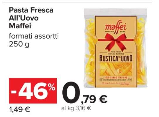 Pasta Fresca All’Uovo Maffei