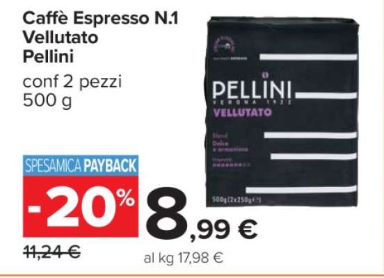 Caffè Espresso N.1 Vellutato Pellini