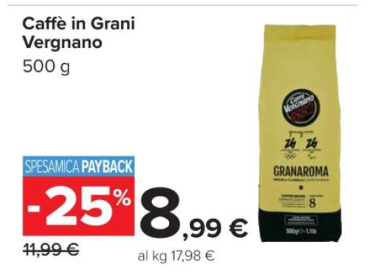 Caffè in Grani Vergnano