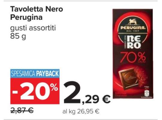 Tavoletta Nero Perugina