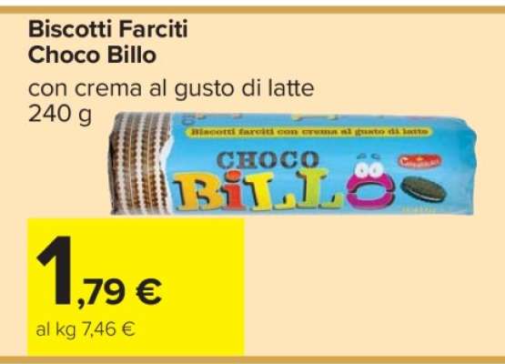 Biscotti Farciti Choco Billo