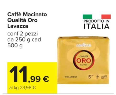 Caffè Macinato Qualità Oro Lavazza