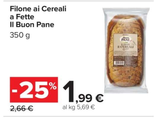 Filone ai Cereali a Fette Il Buon Pane