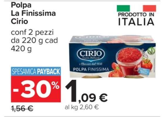 Polpa La Finissima Cirio