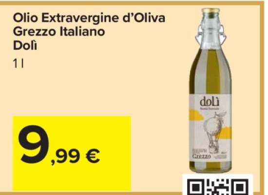 Olio Extravergine d’Oliva Grezzo Italiano Dolì