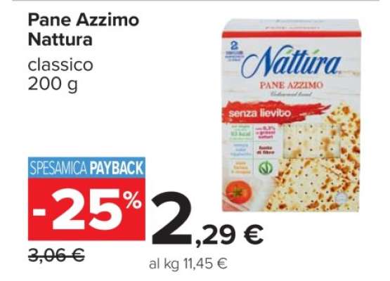 Pane Azzimo Nattura