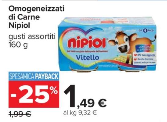 OMOGENEIZZATI DI CARNE NIPIOL