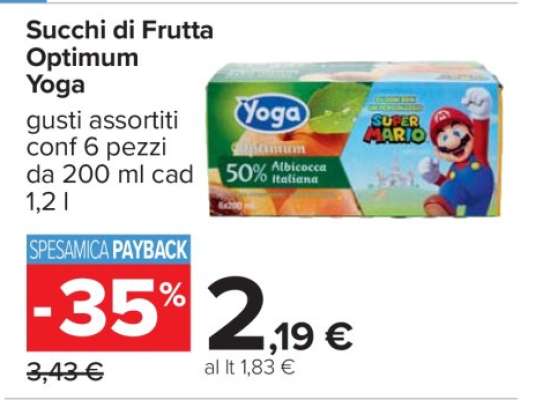 Succhi di Frutta Optimum Yoga