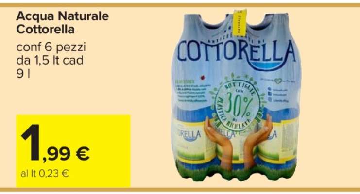 Acqua Naturale Cottorella