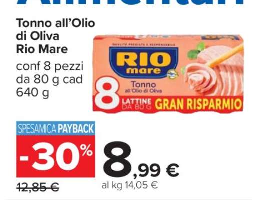 Tonno all’Olio di Oliva Rio Mare