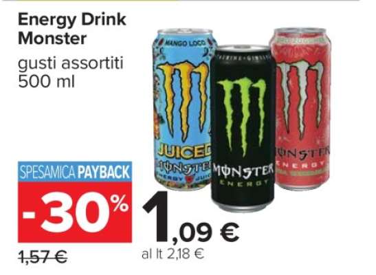 ENERGY DRINK MONSTER