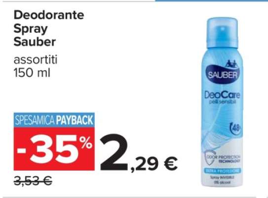 Deodorante Spray Sauber