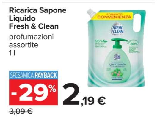 Ricarica Sapone Liquido Fresh&Clean