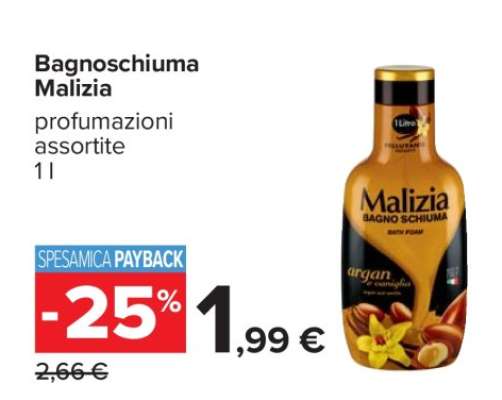 Bagnoschiuma Malizia