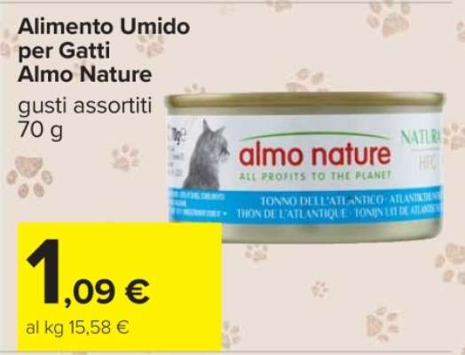 Alimento umido per gatti Almo Nature