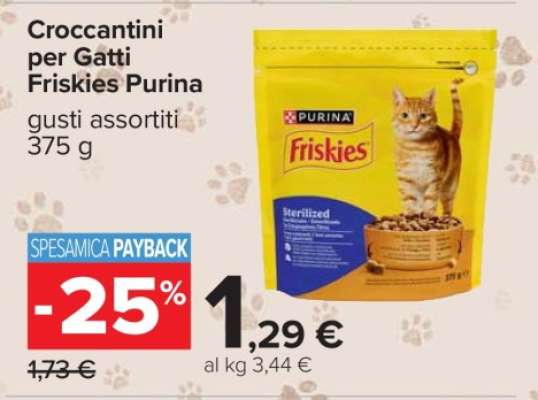 Croccantini per Gatti Friskies Purina