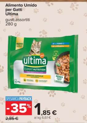 Alimento umido per gatti Ultima