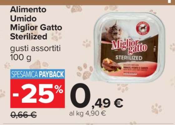 Alimento Umido Miglior Gatto Sterilized