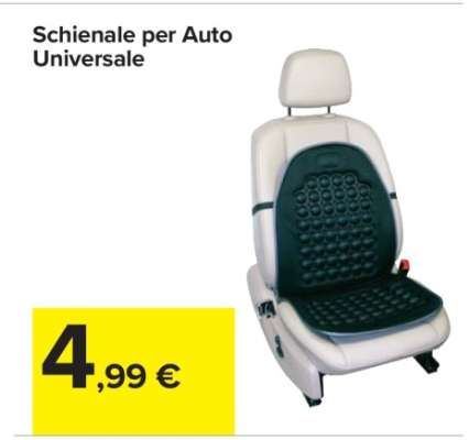 Schienale per Auto Universale