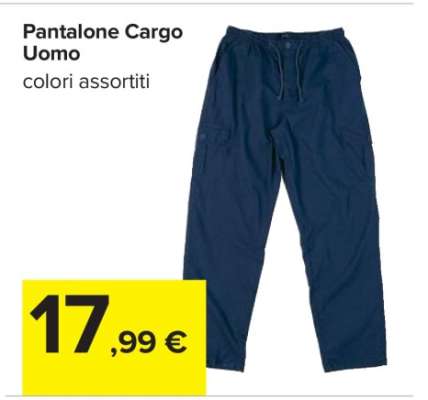 Pantalone Cargo Uomo