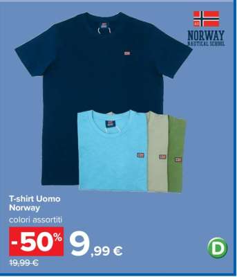 T-shirt Uomo Norway
