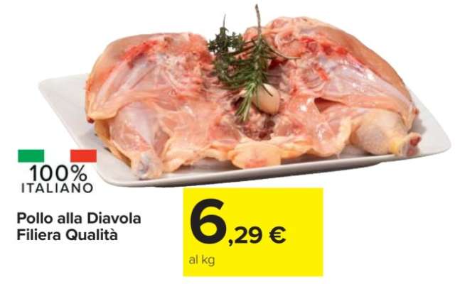 Pollo alla Diavola Filiera Qualità