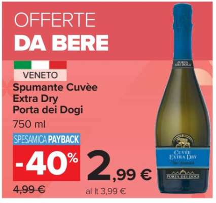 Spumante Cuvèe Extra Dry Porta dei Dogi