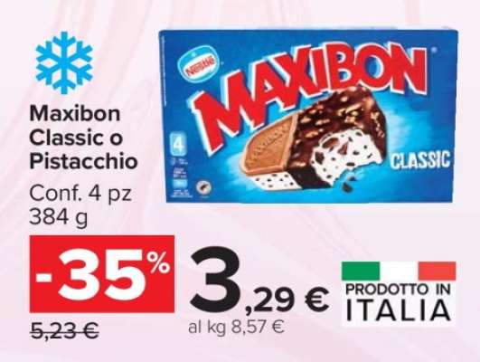 Maxibon Classic o Pistacchio
