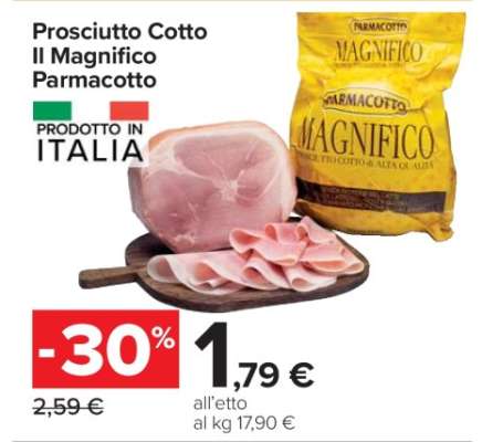 Prosciutto Cotto Il Magnifico Parmacotto