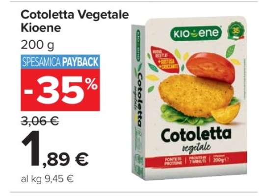 COTOLETTA VEGETALE KIOENE