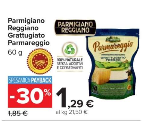 Parmigiano Reggiano Grattugiato Parmareggio