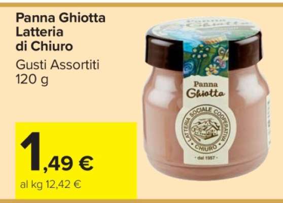 Panna Ghiotta Latteria di Chiuro