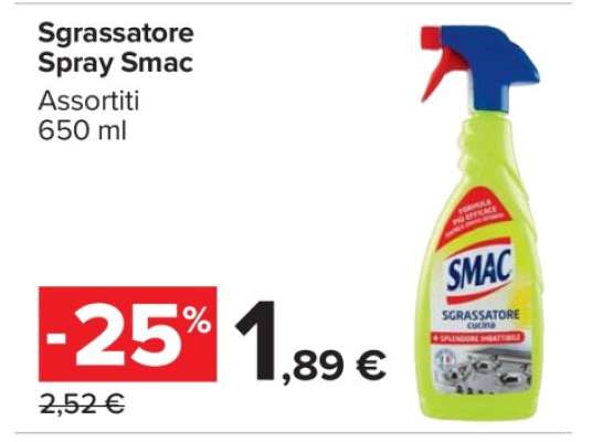 Sgrassatore Spray Smac