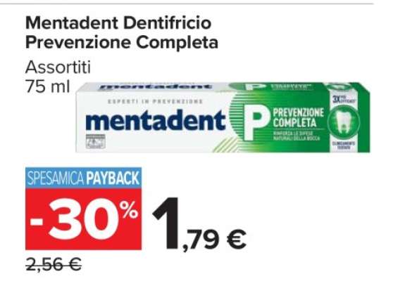 Mentadent Dentifricio Prevenzione Completa