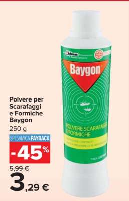 Baygon Polvere per Scarafaggi e Formiche