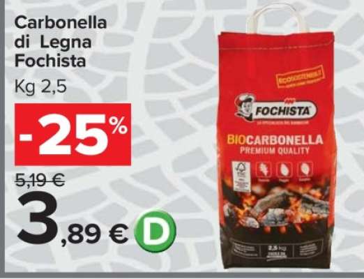 CARBONELLA DI LEGNA FOCHISTA