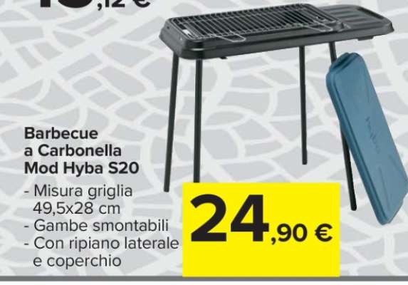 Barbecue a Carbonella Mod. Hyba S20